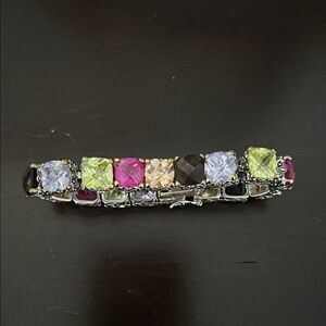 Multicolor Gemstone Hair Clip
